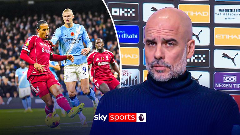 Pep on Haaland v Liverpool V2