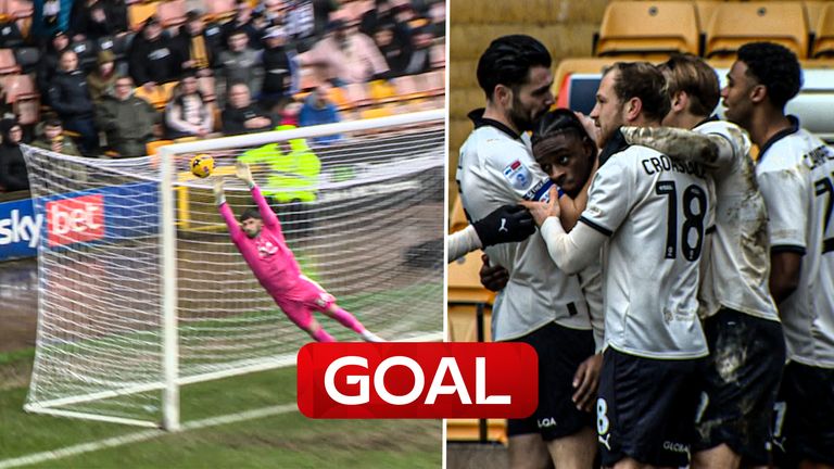 Archer finds the top corner for Port Vale to give his side the lead against Burton Albion.