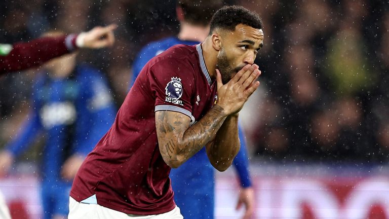 Callum Wilson reacts after seeing his effort saved by Djordje Petrovic