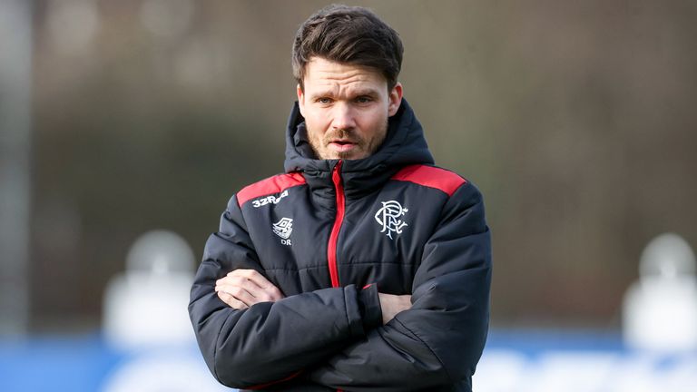 Danny Röhl's Rangers are six points behind leaders Hearts in the Scottish Premiership
