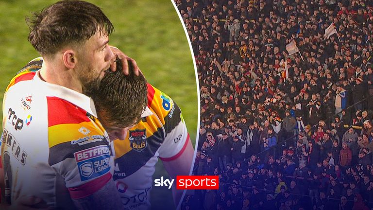 Bradford Bulls first home try back in Super League