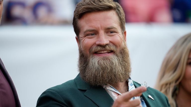 Thursday Night Football announcer Ryan Fitzpatrick 