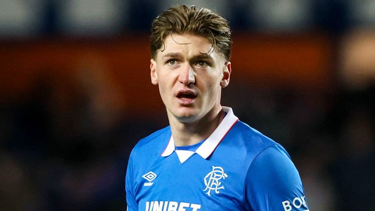 GLASGOW, SCOTLAND - FEBRUARY 04: Rangers' Ryan Naderi during a William Hill Premiership match between Rangers and Kilmarnock at Ibrox Stadium, on February 04, 2026, in Glasgow, Scotland. (Photo by Alan Harvey / SNS Group)