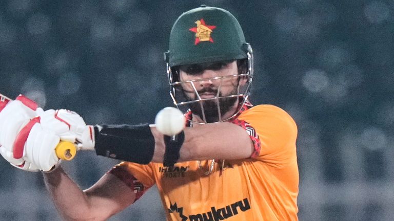 Sikandar Raza do Zimbábue, críquete T20 (Associated Press)