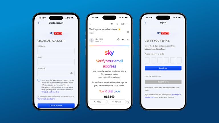 Creating an account is quick and simple