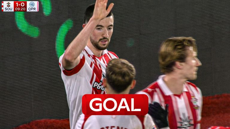 Southampton vs QPR | Finn Azaz curls home a delightful finish for Saints