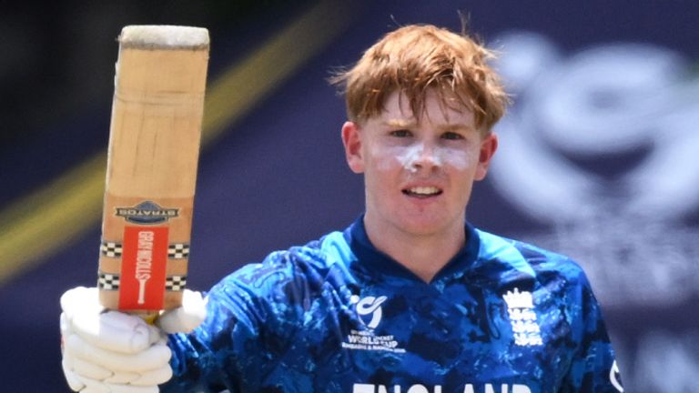Thomas Lew becomes England's top scorer and helps them reach the U19 World Cup final 