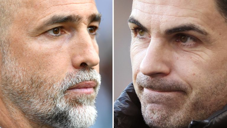 Igor Tudor and Mikel Arteta go head-to-head in a crucial North  London Derby on Sunday, live on Sky Sports