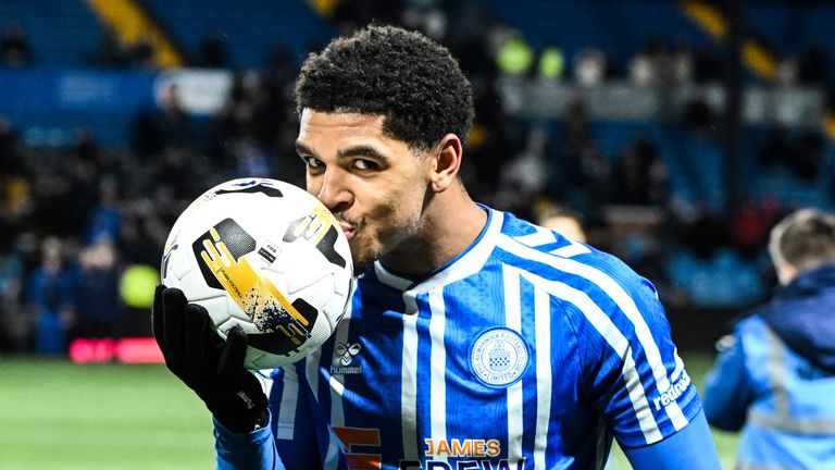 Kilmarnock's hat-trick hero Tyreece John-Jules dragged his side closer to safety in the Scottish Premiership