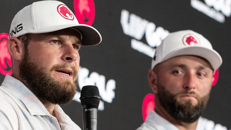 Tyrrell Hatton (L) and Jon Rahm are set to benefit from the ruling