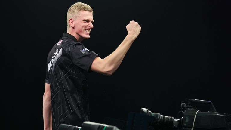 Wessel Nijman Pictures from the 2025 Mr Vegas Grand Slam of Darts at the Aldersley Leisure Centre, Wolverhampton.