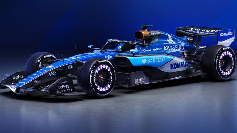 The colour scheme that Williams will run in the new campaign