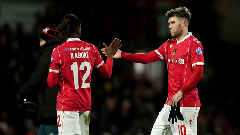Josh Windass scored the winner as Wrexham go into the FA Cup fifth round