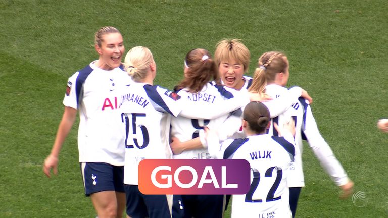  Gaupset fires Spurs ahead at Villa Park in WSL