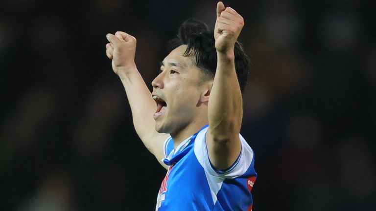 Yuki Ohashi scored the winning goal for Blackburn