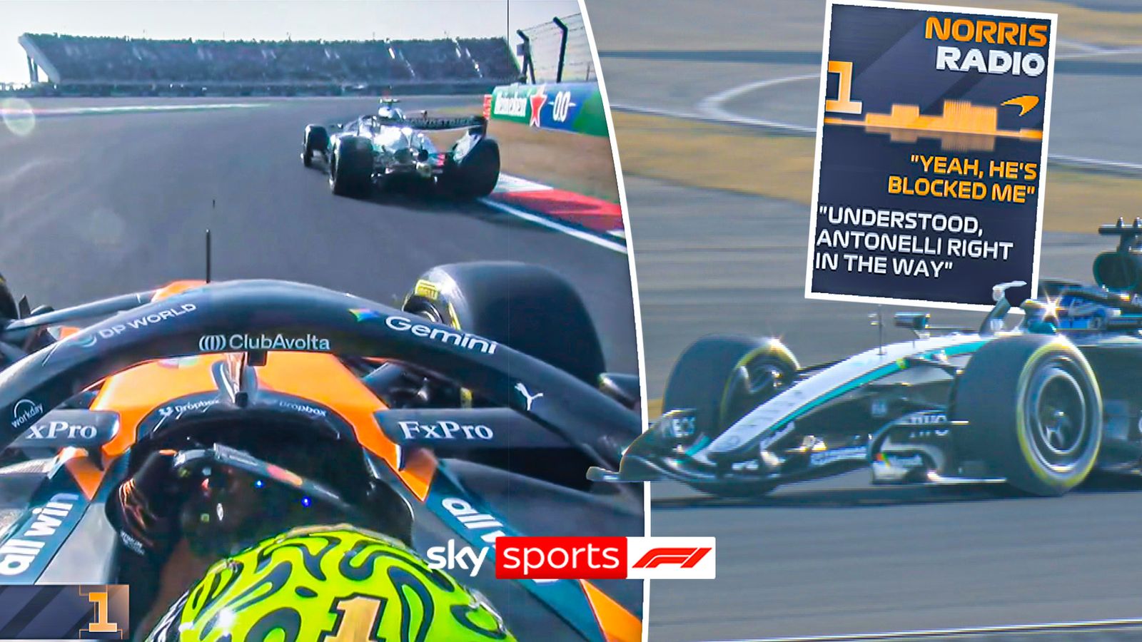 Chinese GP: Kimi Antonelli avoids penalty and holds second place for Sprint despite incident with Lando Norris