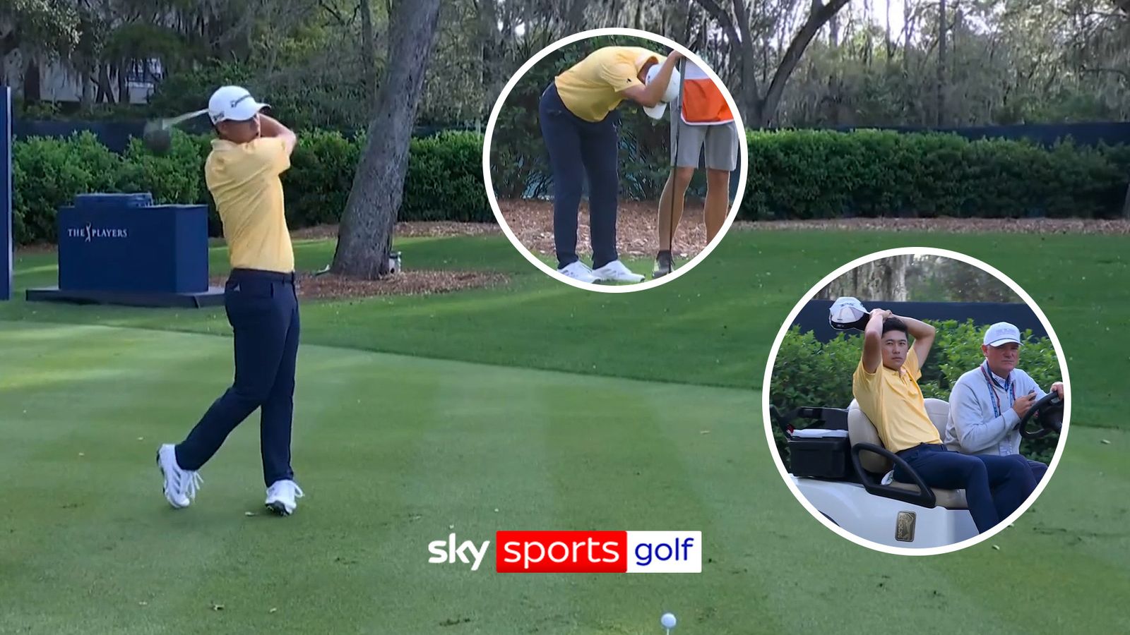 Collin Morikawa injures himself taking practice swing! | Withdraws from The Players after one hole