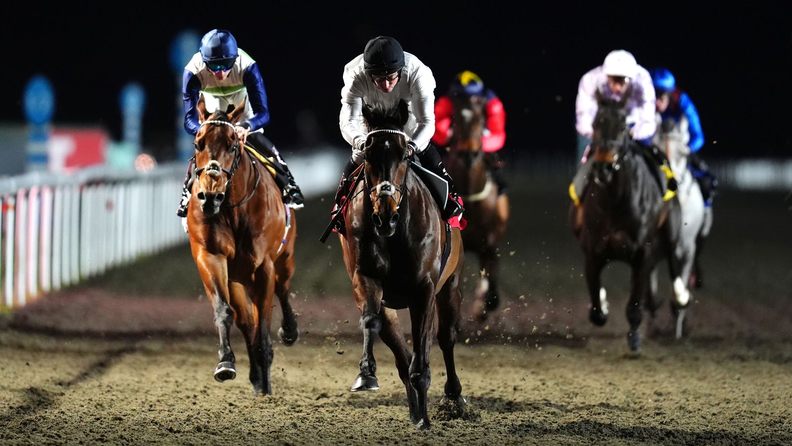 Constitution Hill: Nicky Henderson's star makes it a perfect two from two on the Flat in front of bumper Kempton crowd