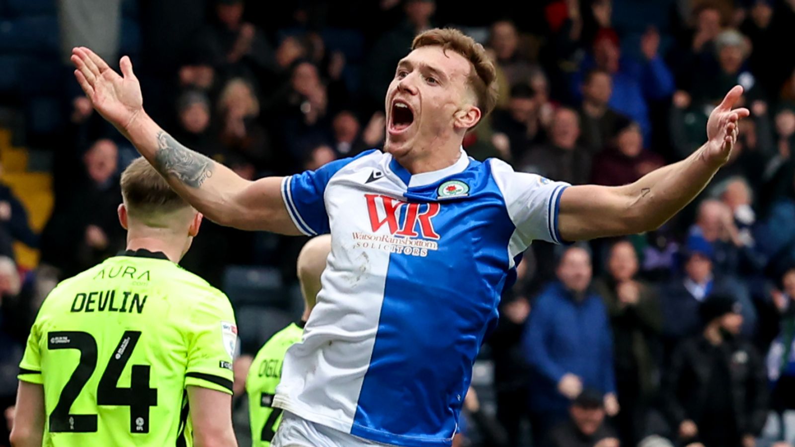 Blackburn Rovers 1-1 Portsmouth: Hayden Carter nets in stoppage-time to deny Pompey