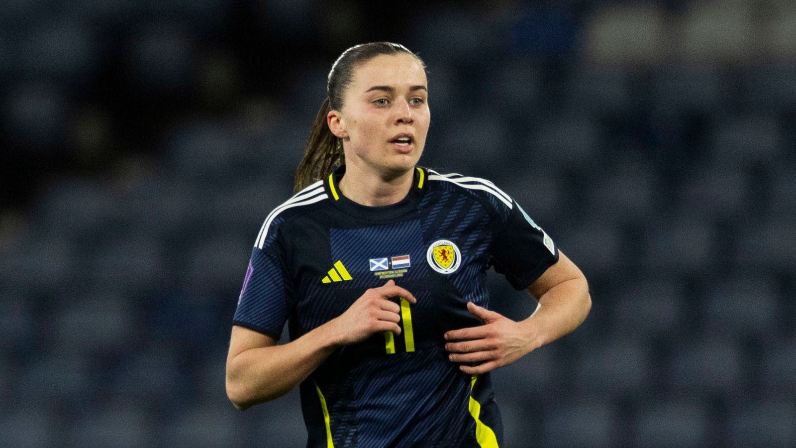 Scotland Women: Eilidh Adams recalled for upcoming World Cup qualifying double-header against Belgium