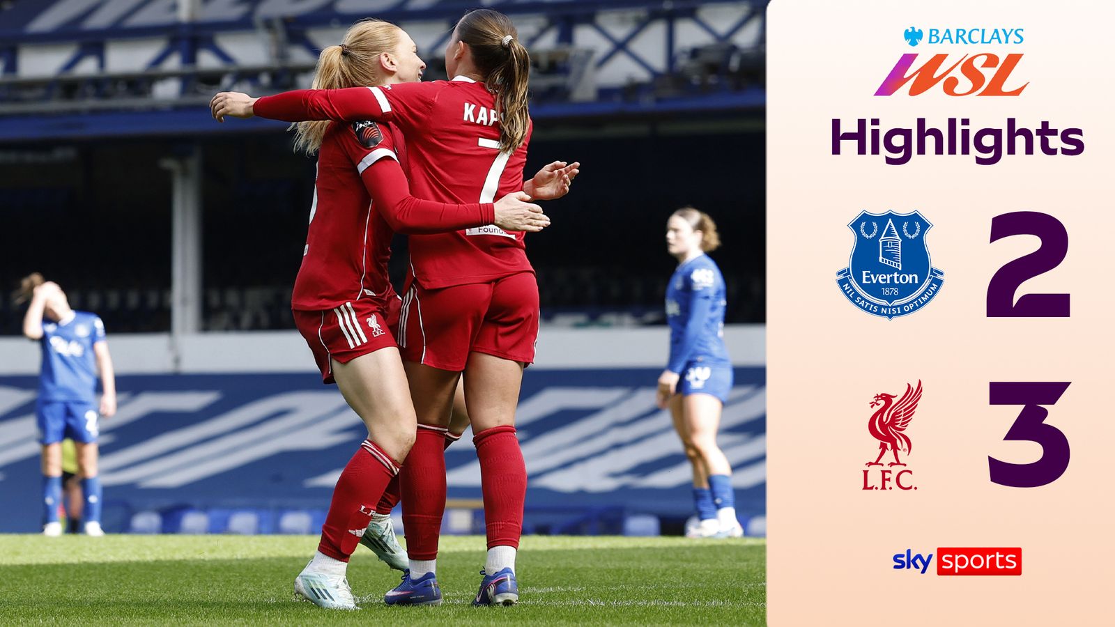Everton 2-3 Liverpool | WSL highlights