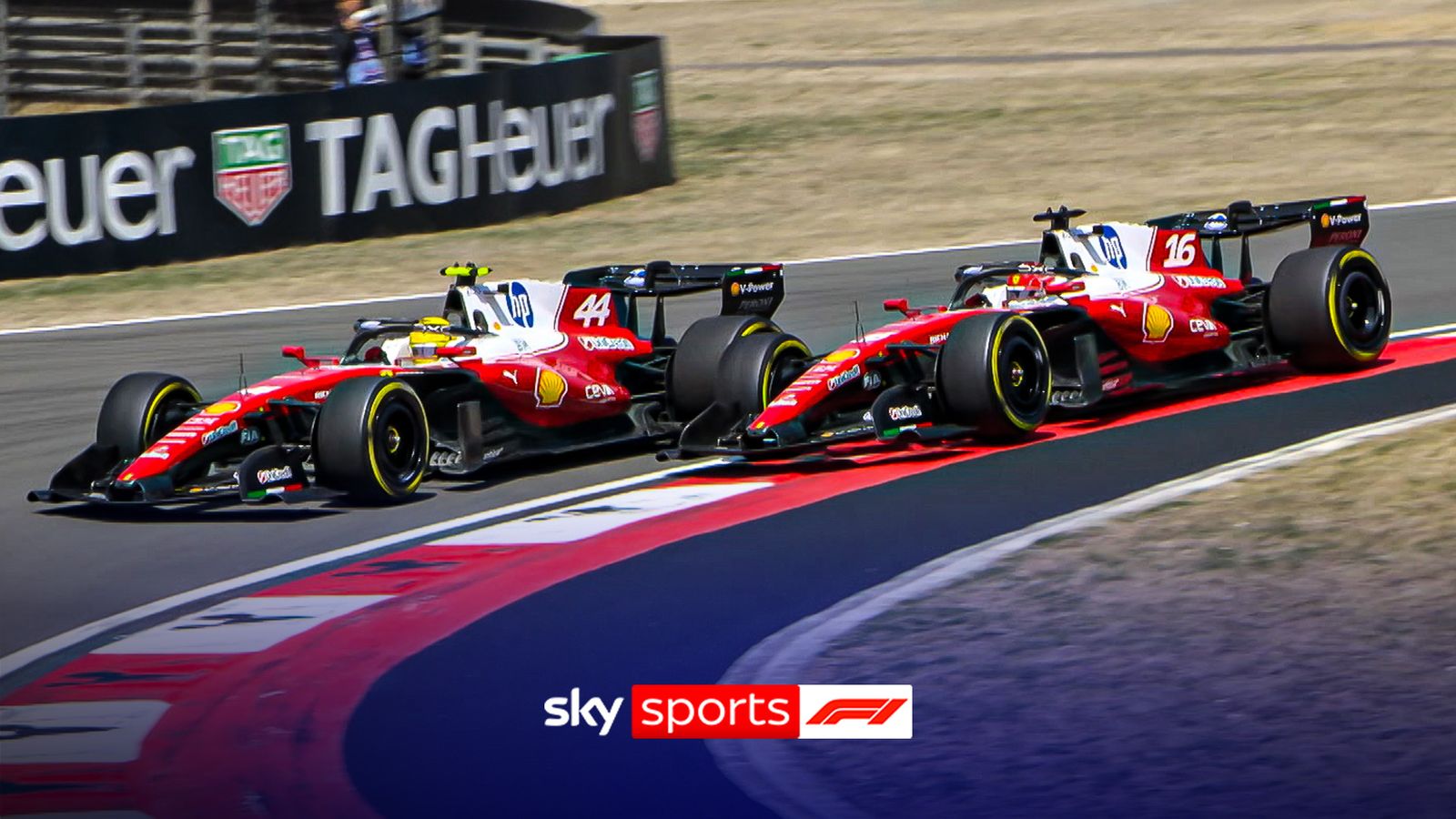 Chinese Grand Prix: Charles Leclerc unhappy with Lewis Hamilton as Ferrari's nearly touch in Sprint