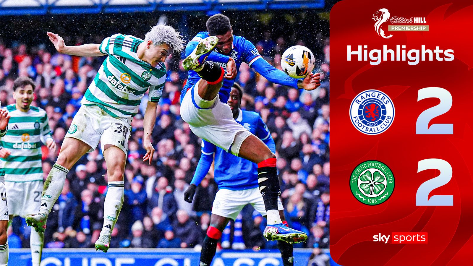 Rangers 2-2 Celtic | Scottish Premiership Highlights