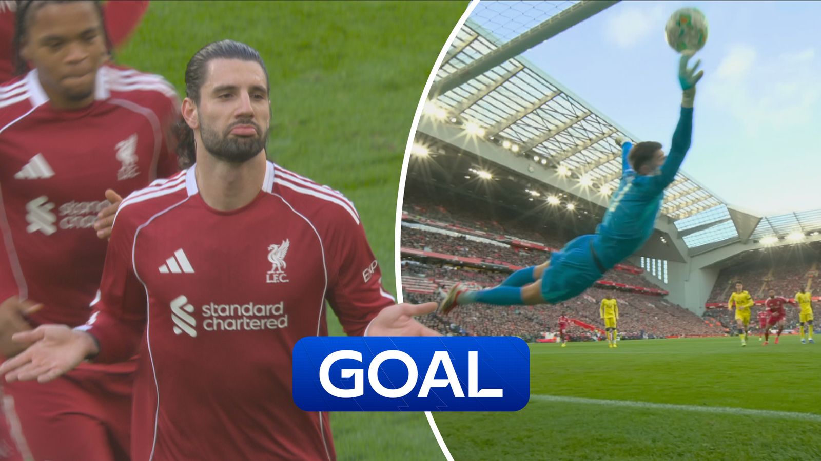 Liverpool vs Tottenham Hotspur | Jamie Carragher slates Spurs stopper after Dominik Szoboszlai puts Liverpool ahead from a free-kick - Sky Sports