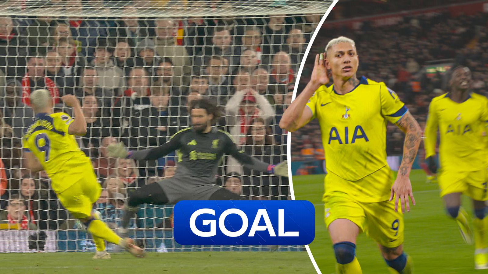 Liverpool vs Tottenham Hotspur | Richarlison fires home late equaliser for Spurs - Sky Sports