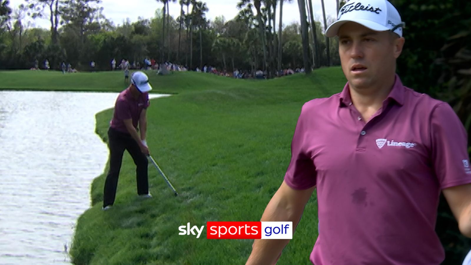 Thomas sloeg een triple-bogey ZEVEN om uit de strijd te komen