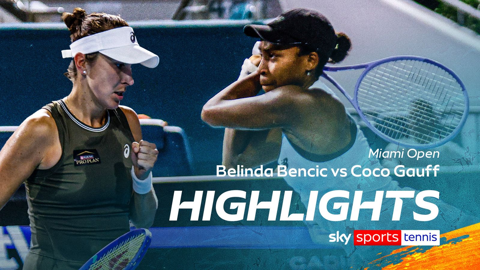 Belinda Bencic vs Coco Gauff | Miami Open highlights