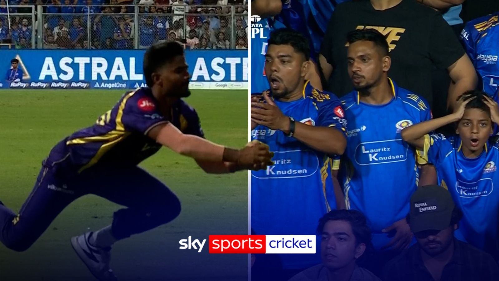 IPL: Fans STUNNED after brilliant catch from Anukul Roy to dismiss Rohit Sharma