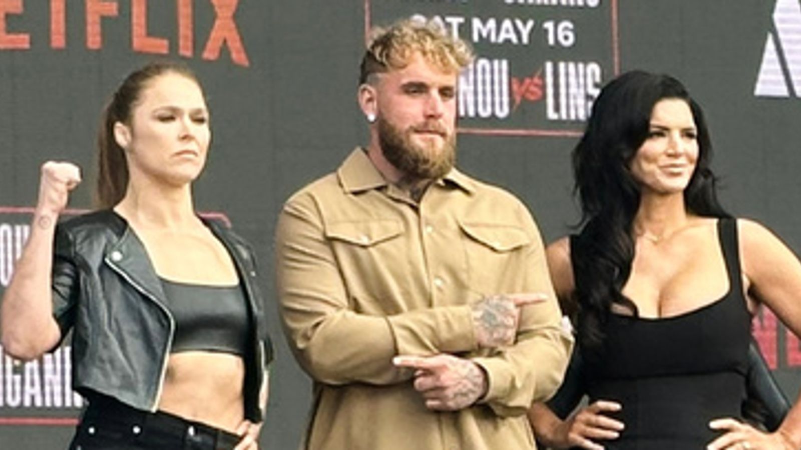 Jake Paul and Francis Ngannou in heated war of words as flames fanned for potential fight
