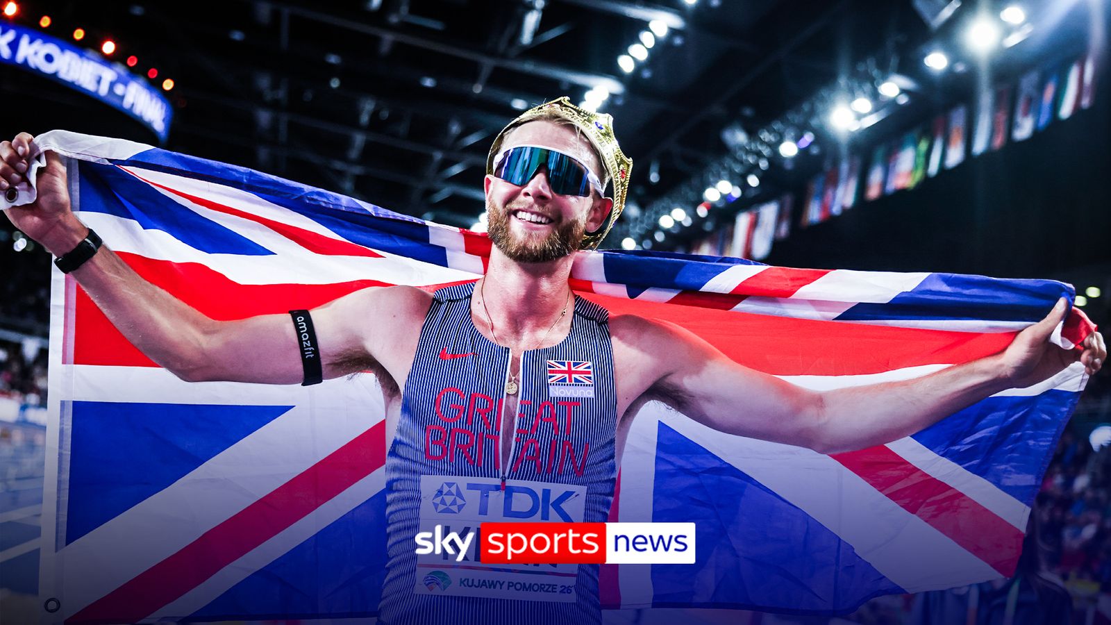 Josh Kerr sets a target of Olympic Gold after winning the World Indoor 3000m