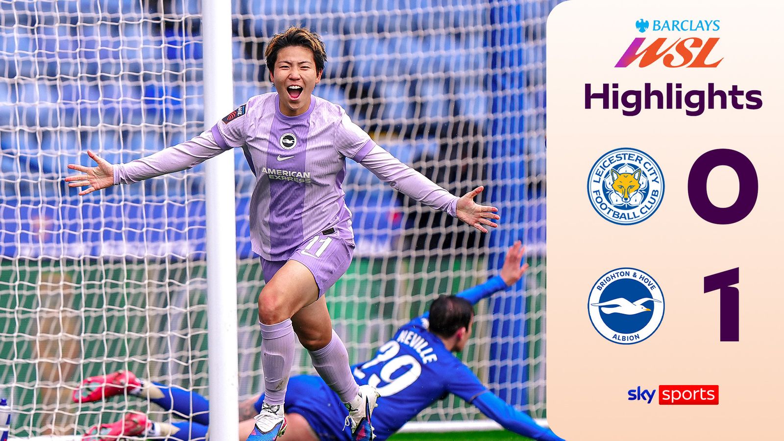 Leicester City 0-1 Brighton & Hove Albion | WSL Highlights
