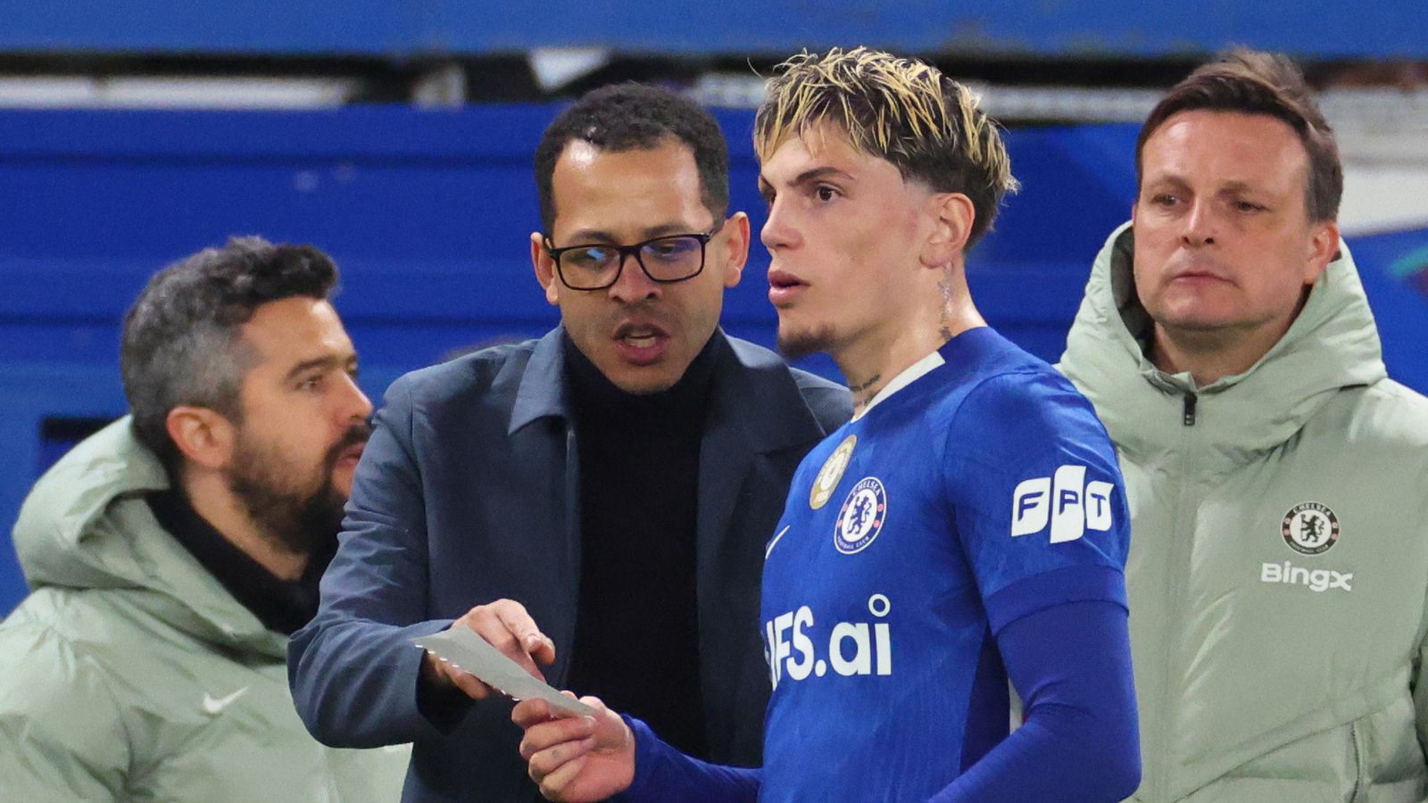Chelsea: Liam Rosenior addresses Enzo Fernandez's future, team news leaks and note passed to Alejandro Garnacho ahead of Everton