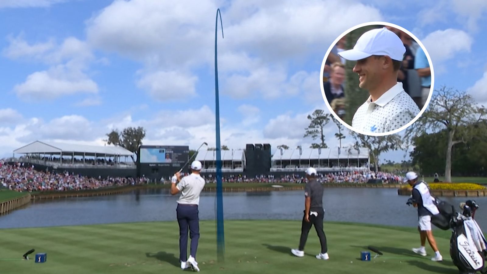 The Players: Ludvig Åberg INCHES from ace at iconic 17th