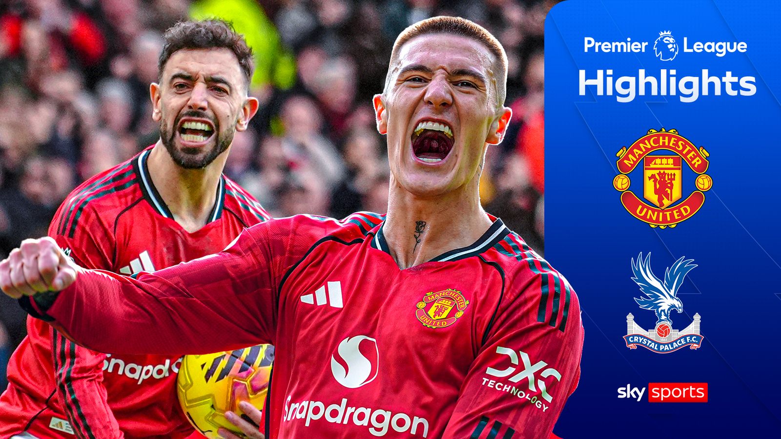 Manchester United 2-1 Crystal Palace | Premier League highlights