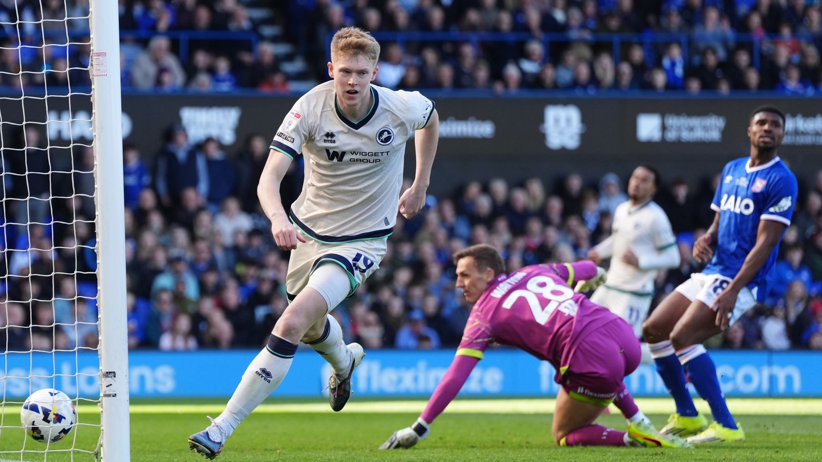 Ipswich Town 1-1 Millwall: Josh Coburn earns point for Lions in key promotion clash