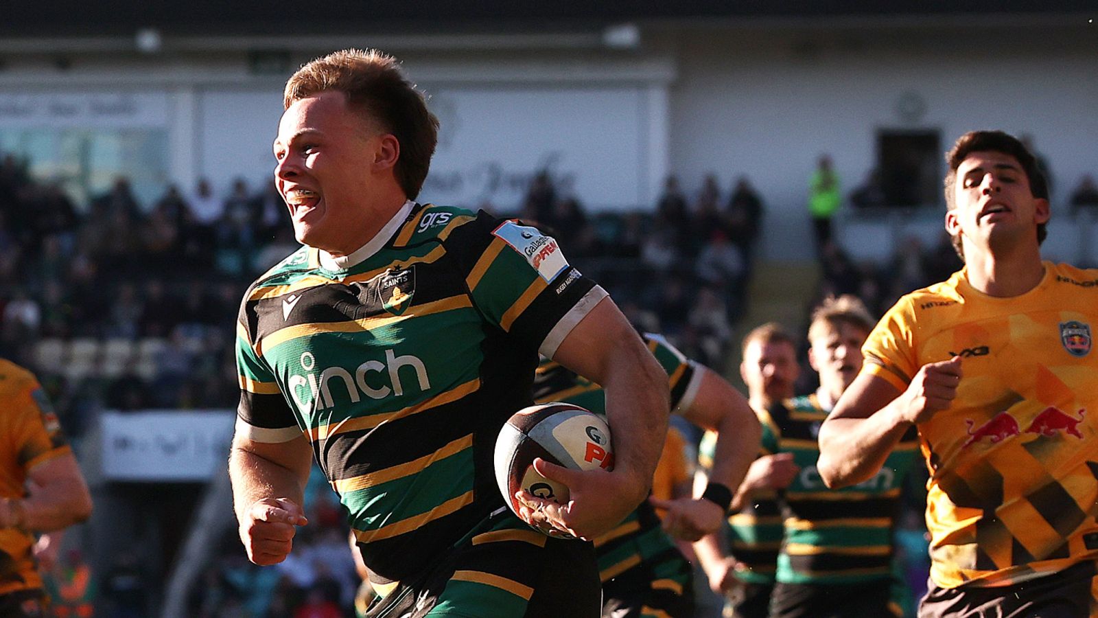 Gallagher Prem: Northampton edge past bottom side Newcastle to go top as Exeter and Gloucester also win