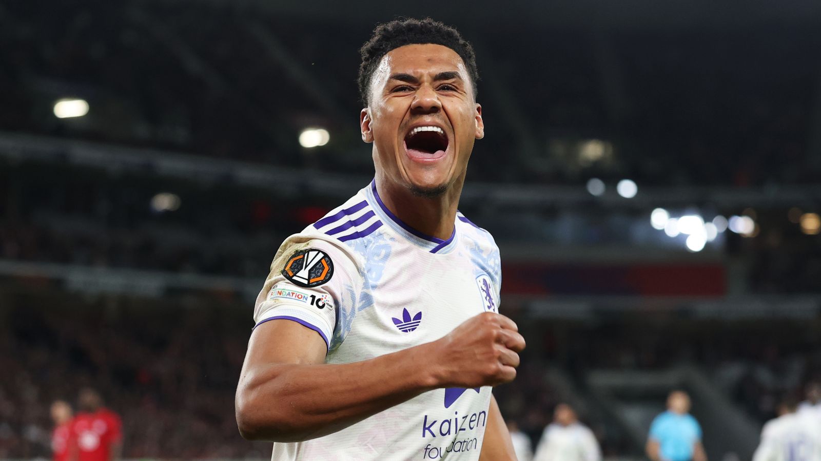 Lille 0-1 Aston Villa: Ollie Watkins heads Unai Emery's side to first-leg victory in Europa League last-16