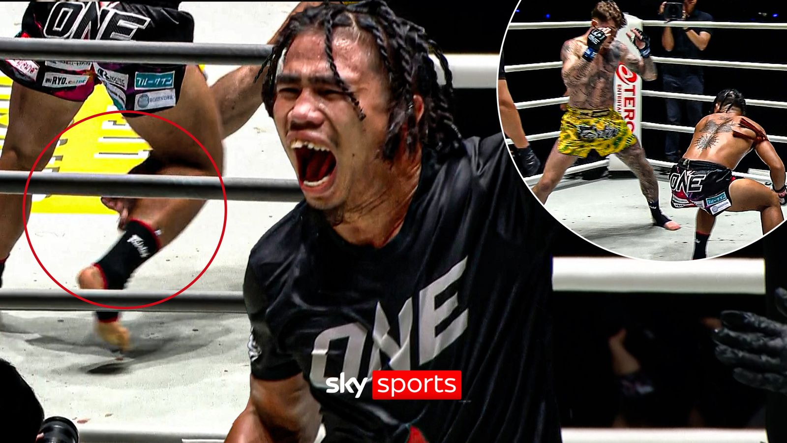 ONE Championship: Fighter recovers from BRUTAL leg-kicks to score knockdown and win!