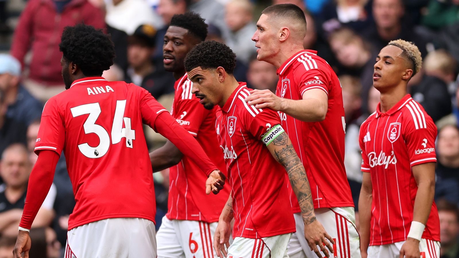 Tottenham 0-3 Nottingham Forest: Igor Jesus, Morgan Gibbs-White and Taiwo Awoniyi score to win huge relegation clash