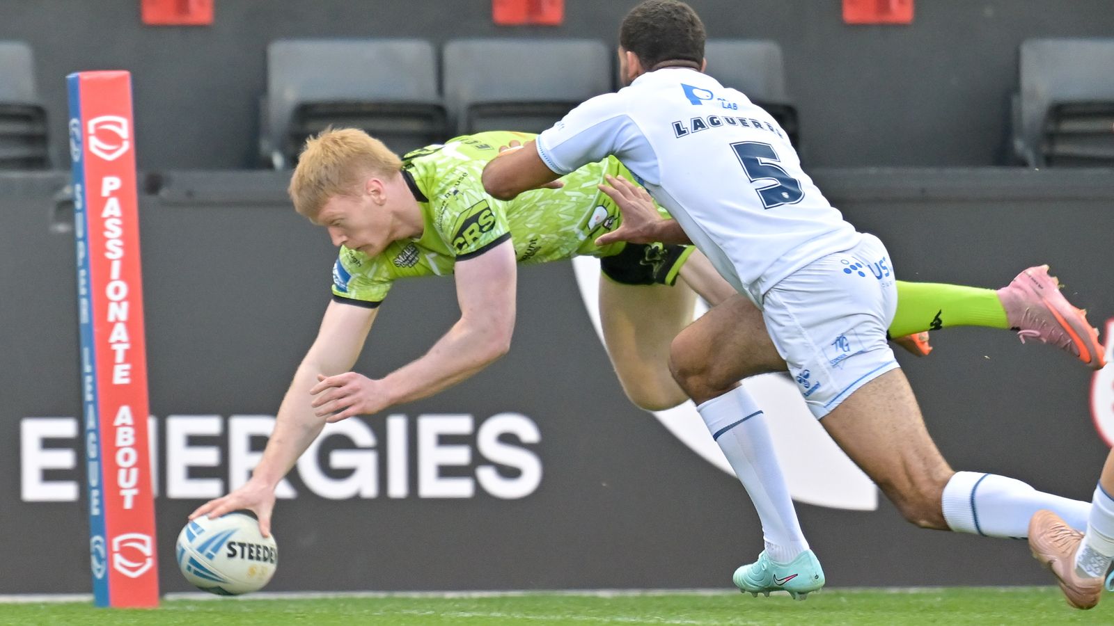 Super League: Wigan Warriors continue perfect start with away win at Toulouse as St Helens overcome Bradford Bulls