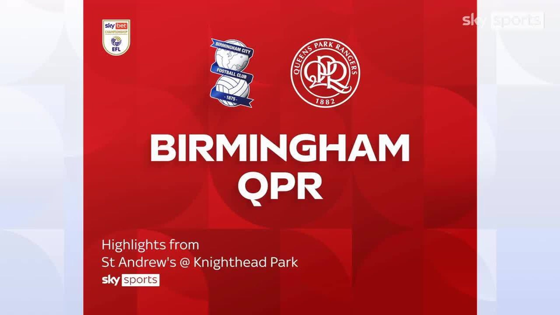 Birmingham 1-0 QPR