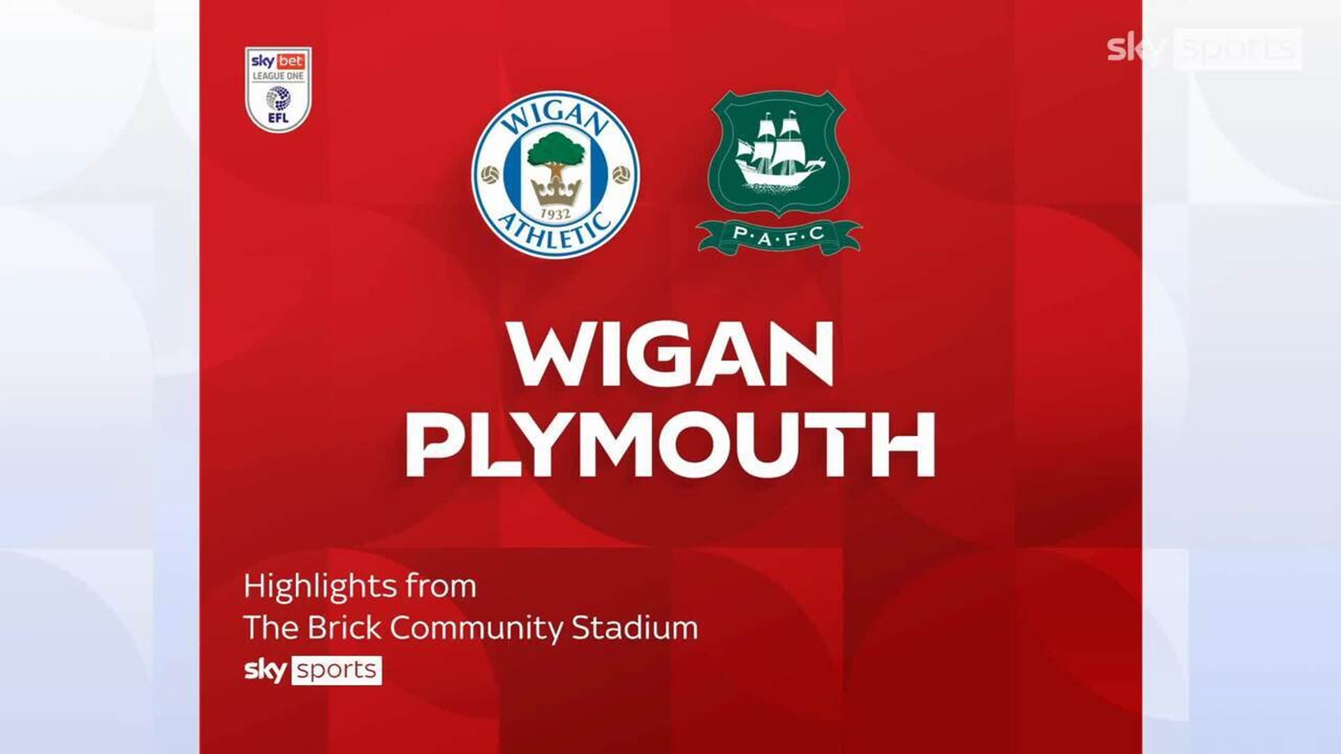Wigan 0-3 Plymouth