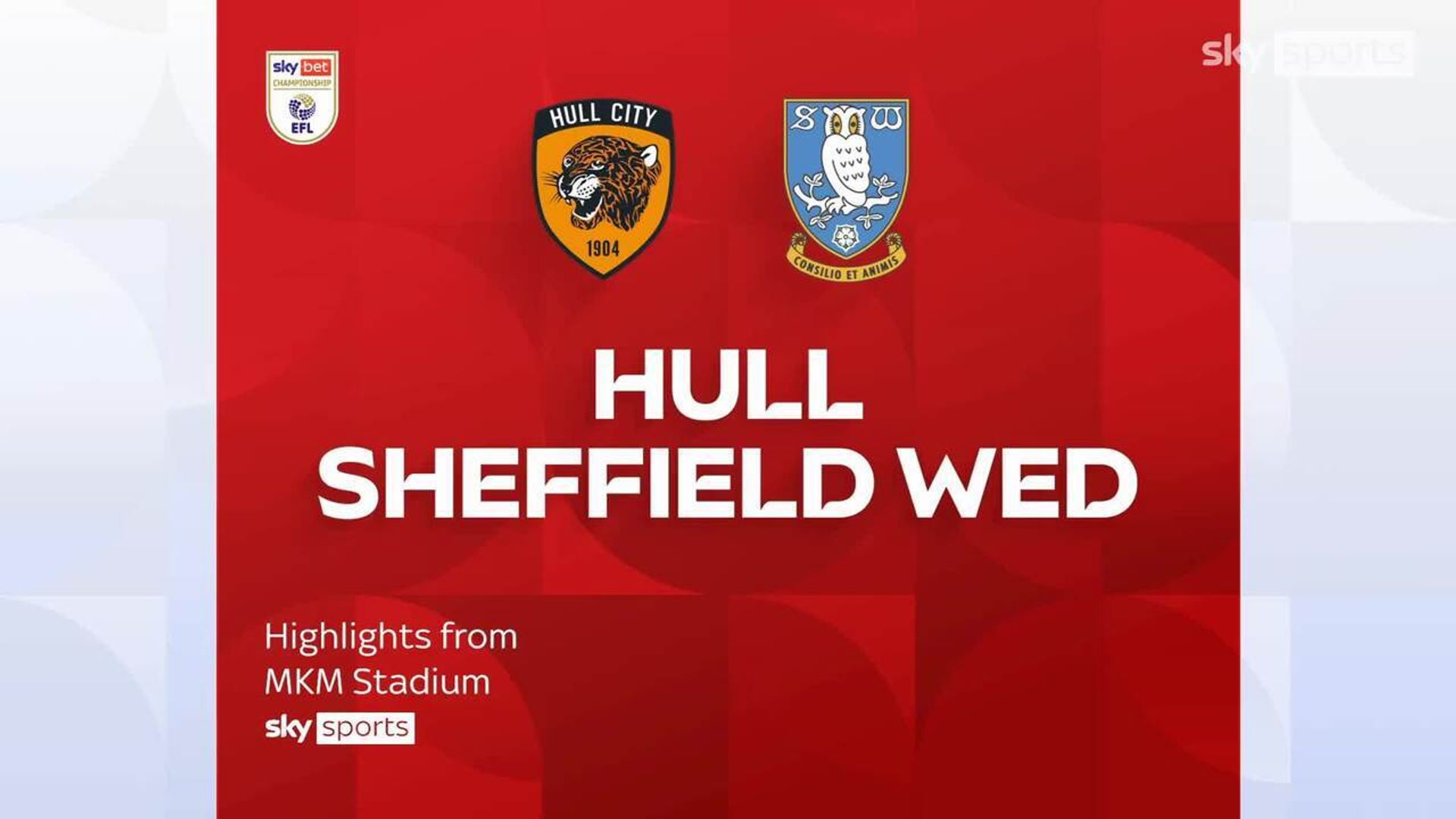 Hull 3-1 Sheffield Wednesday