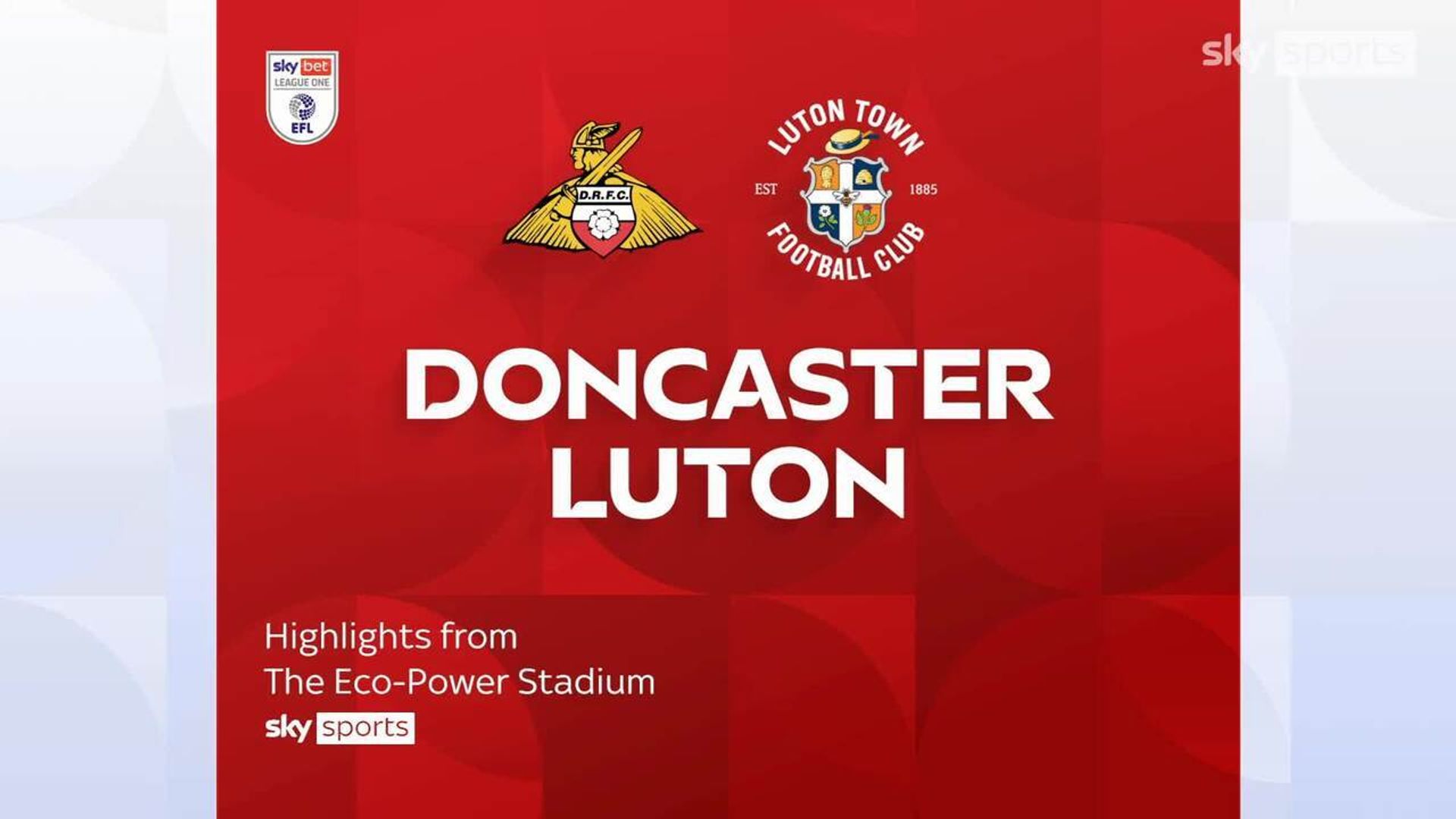 Doncaster 1-1 Luton
