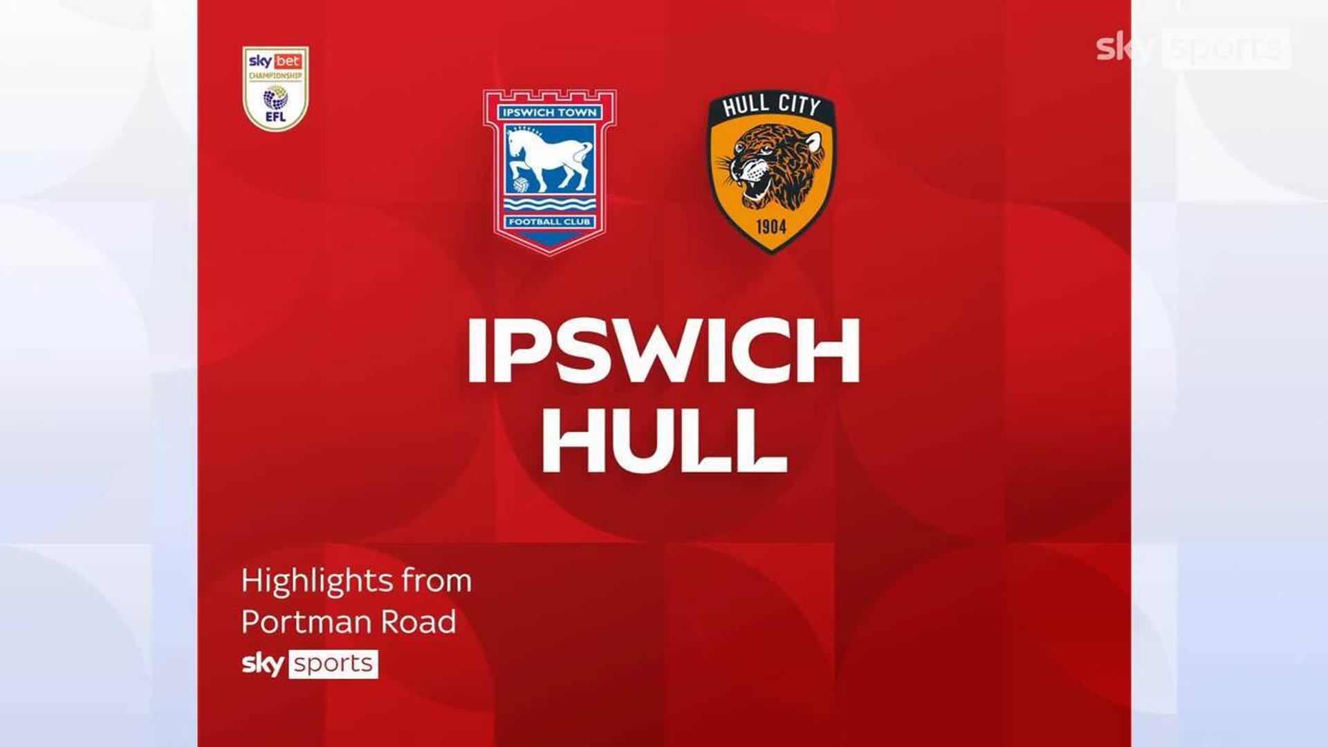 Ipswich 1-0 Hull City 
