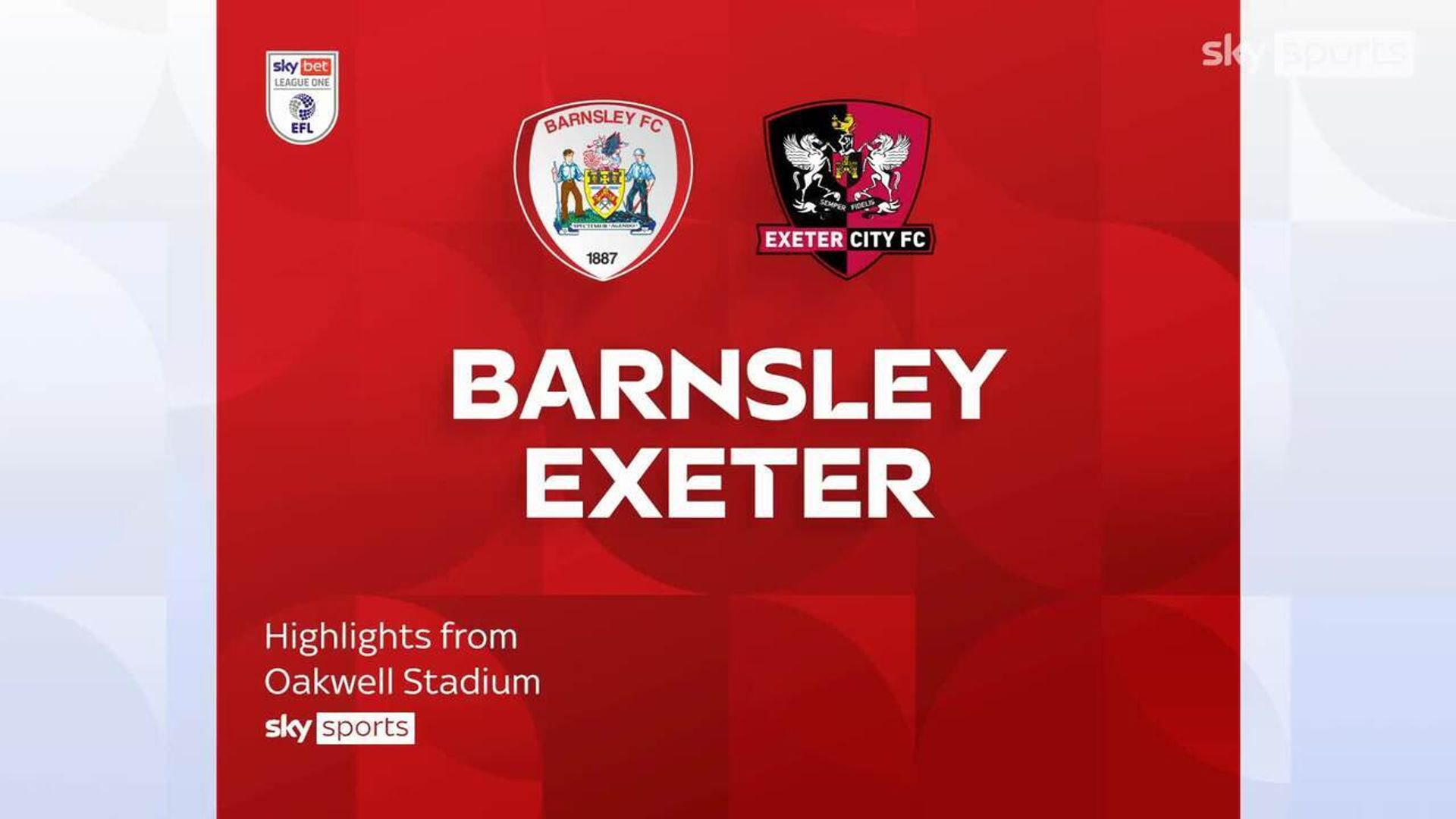 Barnsley 2-1 Exeter
